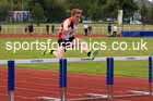 Mens under-17s 400 metres hurdles, 2023 Northern Under-13s, Under-15s and Under-17s, Middlesbrough.  Photo: David T. Hewitson/Sports for All Pics